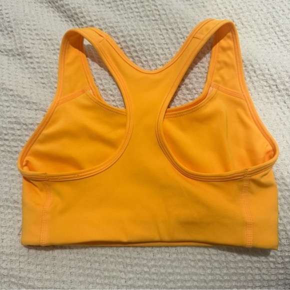 Nike Dri Fit XS Orange Women's Medium-Support 1-Piece Pad Sports Bra - Picture 3 of 7